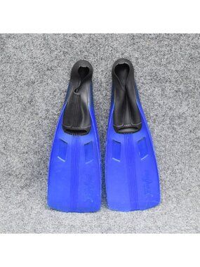 SeaQuest Horizon 2 Scuba Diving Fins Size 6-7 Blue Black Made in Italy 7876A